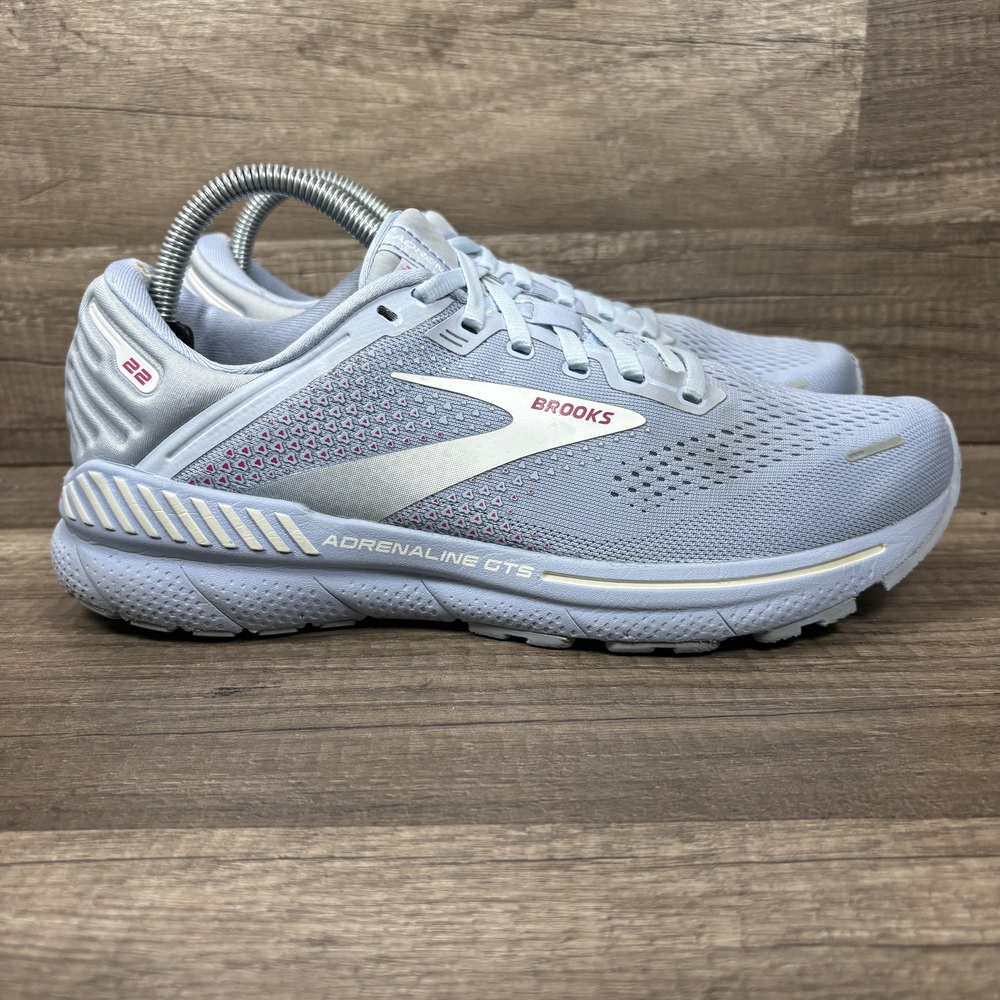 Brooks Adrenaline GTS 22 Blue Womens US Size 9.5 1203531B427 Running Shoes